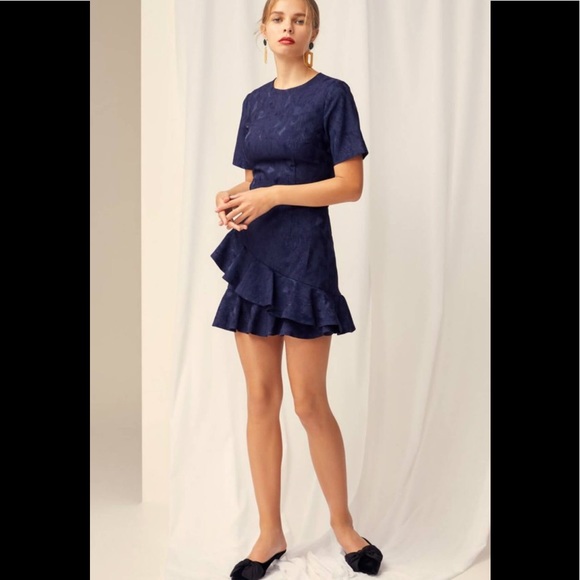 KEEPSAKE Endless Love Mini Dress in Navy - New! - Picture 2 of 7